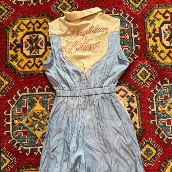 Understated Leather western-inspired "Daydream Believer" Romper from Austin TX - Picture 5 of 5